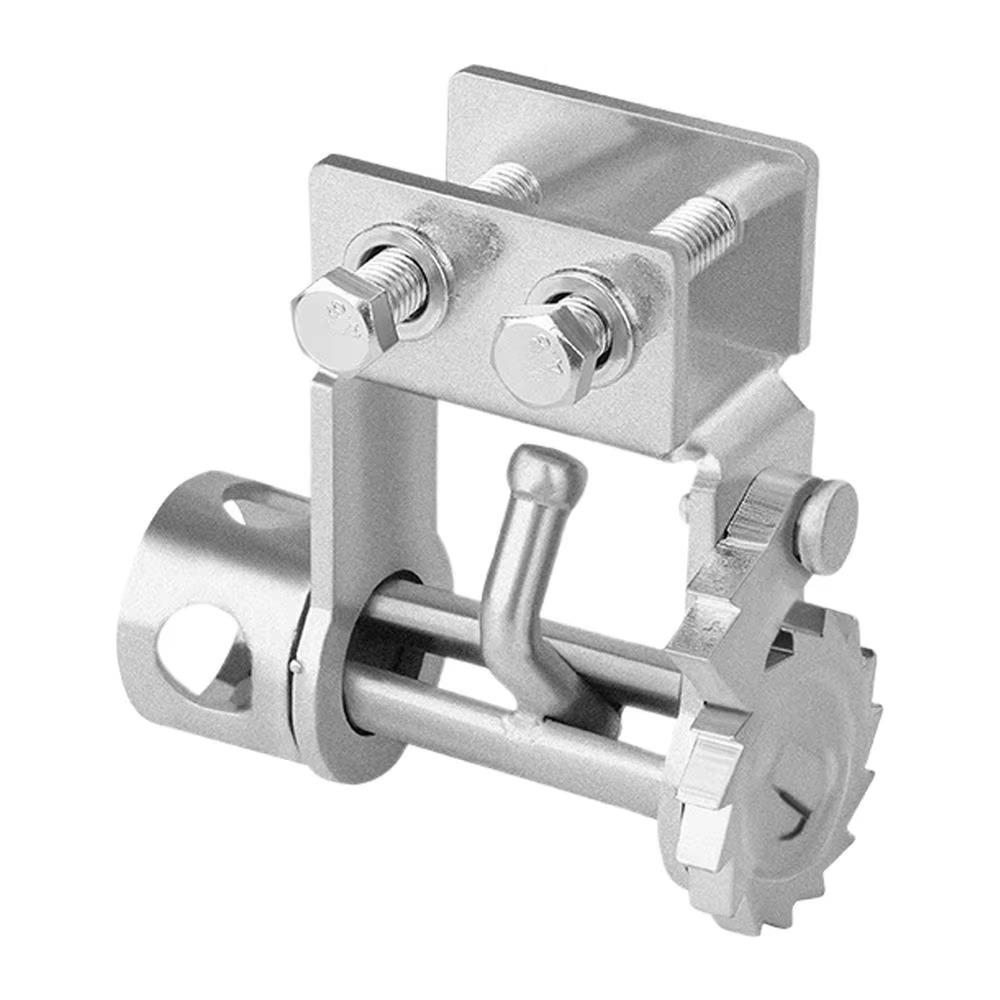 Стальная сдвижная лебедка Компактная лебедка для кармана стойки Грузовая лебедка Сварной натяжитель троса Для бортового прицепа серебряный