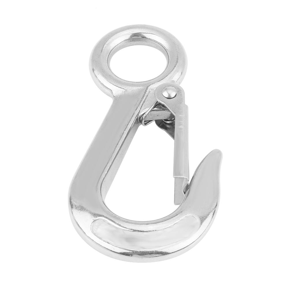 Большой грузовой крюк из нержавеющей стали 304, грузоподъемность кранового крюка 0,3 т