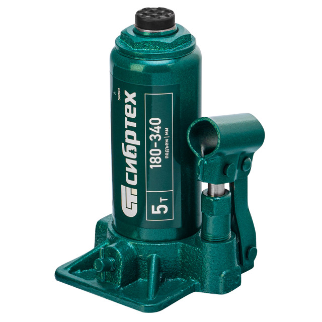 домкрат СИБРТЕХ бутылочный 5т