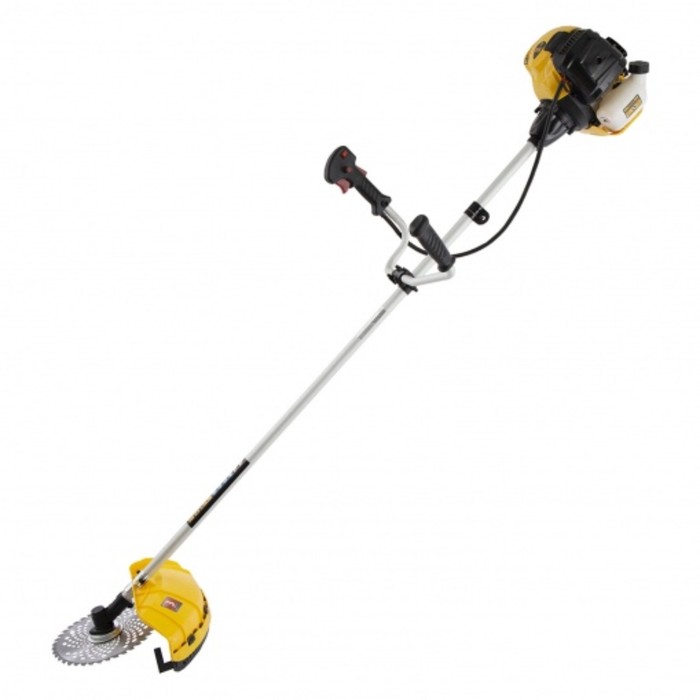 Триммер бензиновый Denzel DTL-43, 2Т, 2.5 л.с, 1.2 л, скос 42 см, 9500 об/мин, нож/леска